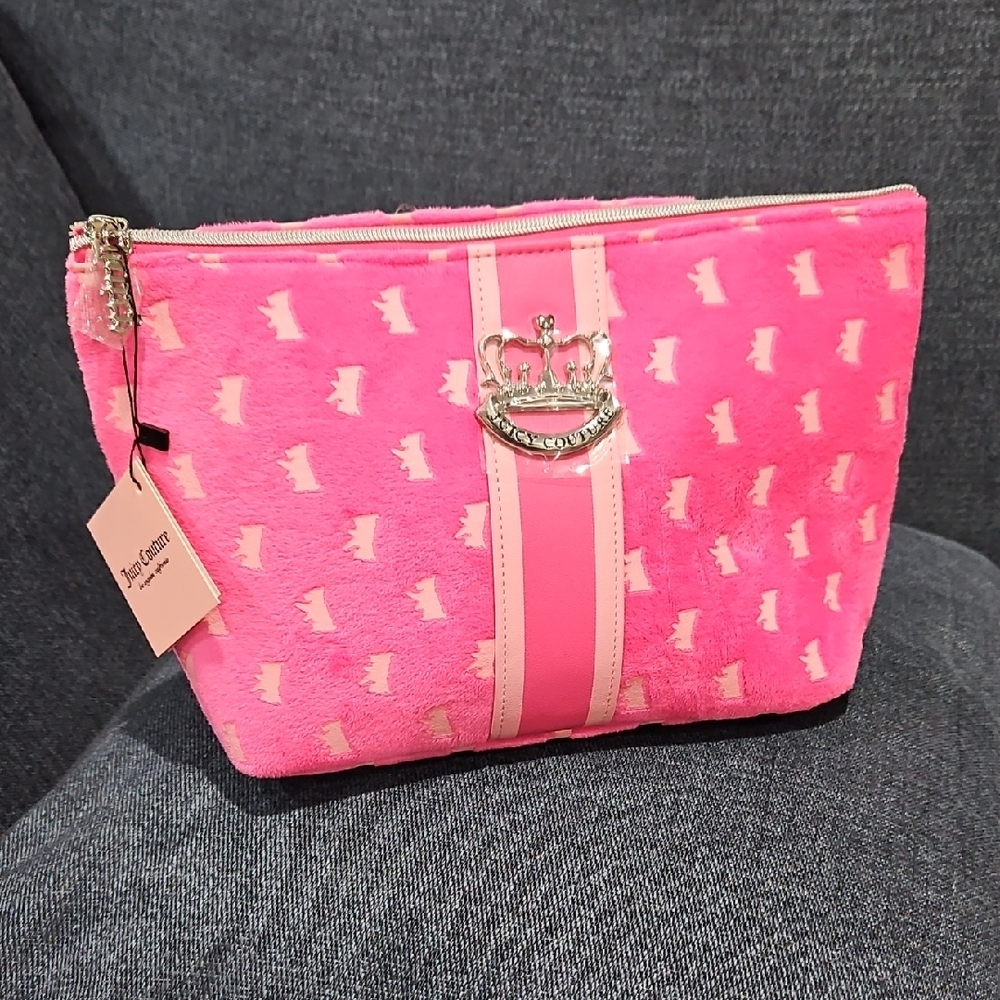 Juicy Couture Pink Travel Cosmetic Bag